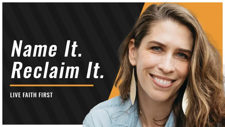 Bright Side Live Faith First Podcast Name It Reclaim It