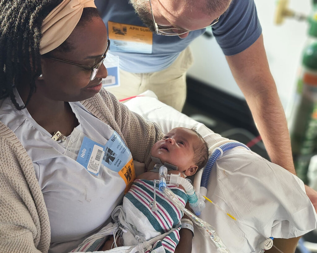 Baby Cassian With Parents